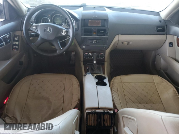 2009 Mercedes-Benz C 350 Sport with VIN WDDGF56X99R055446, listed as a Copart auction lot 45384885 with 211,526 mi miles and Salvage title. Bid and sale history available at DreamBid. Image 8.