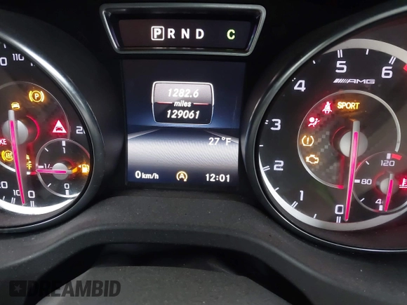 2015 Mercedes-Benz CLA 45 AMG with VIN WDDSJ5CB2FN176601, listed as a IAAI auction lot 41244154 with 129,061 mi miles and . Bid and sale history available at DreamBid. Image 7.