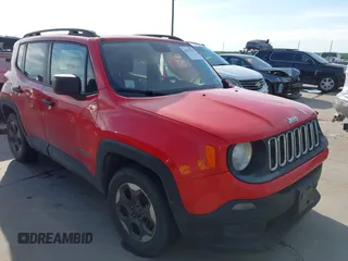 2017 Jeep Renegade Sport with VIN ZACCJAAB9HPF54630, listed as a IAAI auction lot 42337317 with 135,571 mi miles and . Bid and sale history available at DreamBid. Image 1.