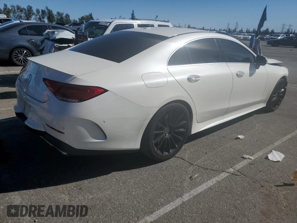 2019 Mercedes-Benz CLS 450 with VIN WDD2J5JB5KA010464, listed as a Copart auction lot 46173895 with 62,854 mi miles and Salvage title. Bid and sale history available at DreamBid. Image 3.