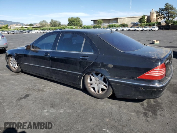 2003 Mercedes-Benz S 430 with VIN WDBNG70J43A347458, listed as a Copart auction lot 56427355 with Not provided miles and Clean title. Bid and sale history available at DreamBid. Image 2.