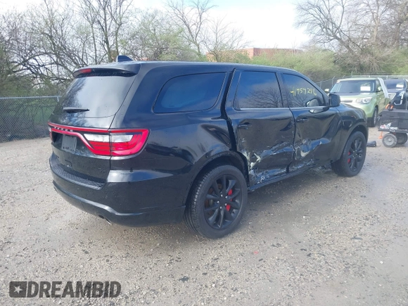 2017 Dodge Durango R/T with VIN 1C4SDJCT2HC935619, listed as a IAAI auction lot 41959296 with 97,283 mi miles and . Bid and sale history available at DreamBid. Image 4.