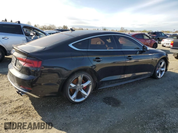 2019 Audi S5 Sportback Premium Plus z VIN WAUB4CF53KA014745, wystawiony jako Copart lot #50214965 z przebiegiem Nie podano mil oraz Czysty tytuł • Clean title. Historia ofert i sprzedaży dostępna na DreamBid. Obrazek 3.