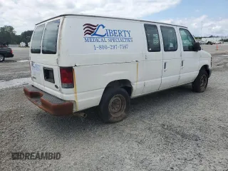 2010 Ford Econoline Cargo Commercial with VIN 1FTNE1EW2ADA23672, listed as a Copart auction lot 52943735 with 364,186 mi miles and Clean Title. Bid and sale history available at DreamBid. Image 3.