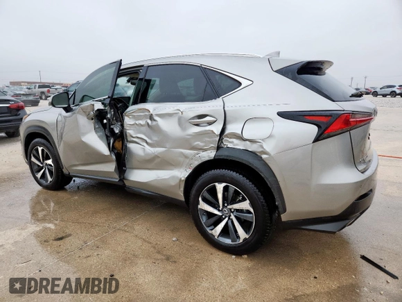 2021 Lexus NX 300 with VIN JTJGARDZ9M2243757, listed as a Copart auction lot 58339885 with 86,047 mi miles and Salvage title. Bid and sale history available at DreamBid. Image 2.