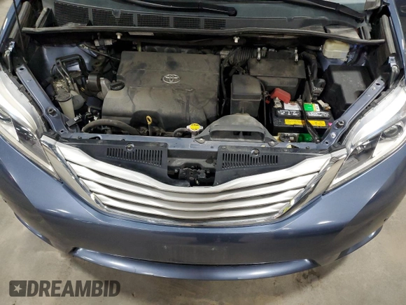 2015 Toyota Sienna Ltd with VIN 5TDDK3DC1FS096695, listed as a Copart auction lot 48049965 with 123,500 mi miles and Salvage Title. Bid and sale history available at carsss.com. Image 13.