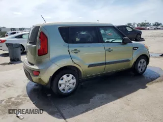 2013 Kia Soul with VIN KNDJT2A59D7614446, listed as a Copart auction lot 53875275 with 131,141 mi miles and Salvage Title. Bid and sale history available at DreamBid. Image 3.