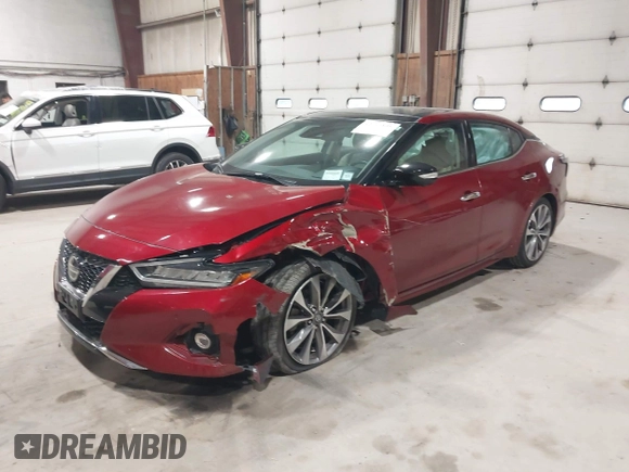 2022 Nissan Maxima Platinum with VIN 1N4AA6FV0NC503501, listed as a IAAI auction lot 42166836 with 29,781 mi miles and . Bid and sale history available at DreamBid. Image 2.