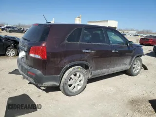 2012 Kia Sorento LX with VIN 5XYKT3A15CG288024, listed as a Copart auction lot 48458575 with 110,643 mi miles and Salvage Title. Bid and sale history available at carsss.com. Image 3.