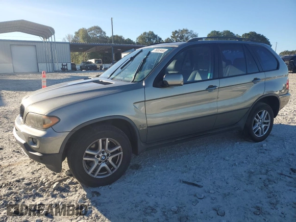 2006 BMW X5 3.0i with VIN 5UXFA135X6LY39051, listed as a Copart auction lot 76053444 with 175,545 mi miles and Salvage Title. Bid and sale history available at carsss.com. Image 1.