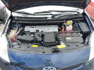 2013 Toyota Prius One with VIN JTDKN3DU8D1717206, listed as a IAAI auction lot 41723313 with 124,111 mi miles. Bid and sale history available at carsss.com. Image 10.