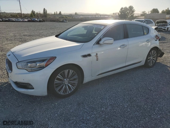 2016 Kia K900 Luxury with VIN KNALU4D30G6032707, listed as a Copart auction lot 87649785 with 98,309 mi miles and Salvage Title. Bid and sale history available at carsss.com. Image 1.