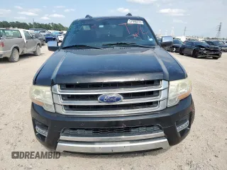 2015 Ford Expedition Max Platinum with VIN 1FMJK1LT5FEF24973, listed as a Copart auction lot 57998415 with 252,476 mi miles and Salvage title. Bid and sale history available at DreamBid. Image 5.