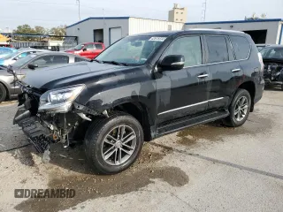 2019 Lexus GX with VIN JTJJM7FX5K5219254, listed as a Copart auction lot 42675534 with 130,800 mi miles and Salvage Title. Bid and sale history available at carsss.com. Image 1.