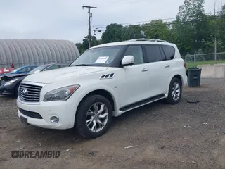 2014 Infiniti QX80 with VIN JN8AZ2NC1E9350687, listed as a IAAI auction lot 42601530 with 150,267 mi miles and . Bid and sale history available at DreamBid. Image 17.