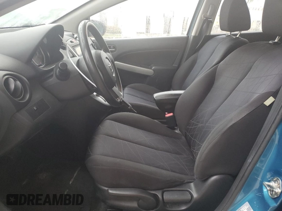 2012 Mazda 2 Sport with VIN JM1DE1KY4C0136163, listed as a Copart auction lot 51925305 with 174,671 mi miles and Salvage Title. Bid and sale history available at carsss.com. Image 7.