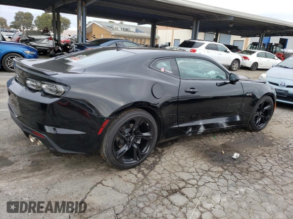 2022 Chevrolet Camaro LT1 with VIN 1G1FF1R7XN0123402, listed as a Copart auction lot 37819203 with 3,804 mi miles. Bid and sale history available at carsss.com. Image 3.