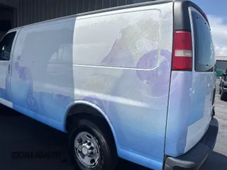 2011 Chevrolet Express Cargo with VIN 1GCWGFCA2B1173903, listed as a IAAI auction lot 42796147 with 110,763 mi miles and . Bid and sale history available at DreamBid. Image 5.