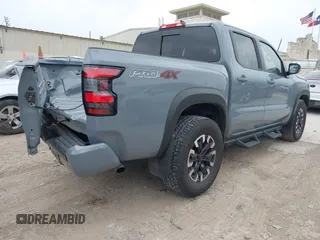 2024 Nissan Frontier SV with VIN 1N6ED1EK2RN630822, listed as a IAAI auction lot 42295643 with 15,548 mi miles and . Bid and sale history available at DreamBid. Image 4.