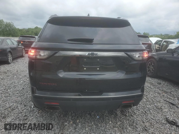 2021 Chevrolet Traverse Premier with VIN 1GNERKKW8MJ246357, listed as a Copart auction lot 58257635 with 89,543 mi miles and Salvage title. Bid and sale history available at DreamBid. Image 6.