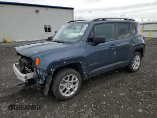 2023 Jeep Renegade Latitude z VIN ZACNJDB13PPP31264, wystawiony jako Copart lot #57612585 z przebiegiem 33 030 mil mil oraz Szkoda całkowita • Salvage title. Historia ofert i sprzedaży dostępna na DreamBid. Obrazek 1.