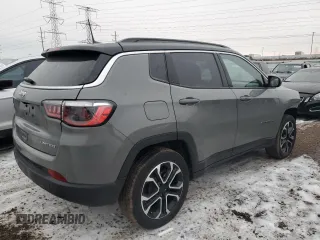 2023 Jeep Compass (RED) Edition with VIN 3C4NJDCN9PT515349, listed as a Copart auction lot 85512134 with 10,720 mi miles and Salvage Title. Bid and sale history available at carsss.com. Image 3.