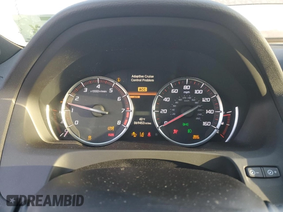 2018 Acura TLX w/A-SPEC Pkg with VIN 19UUB3F61JA003382, listed as a Copart auction lot 48741205 with 69,453 mi miles and Salvage Title. Bid and sale history available at carsss.com. Image 9.