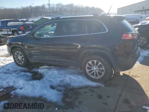 2019 Jeep Cherokee Latitude with VIN 1C4PJLCB2KD204577, listed as a Copart auction lot 41619435 with 143,501 mi miles and Salvage Title. Bid and sale history available at carsss.com. Image 2.