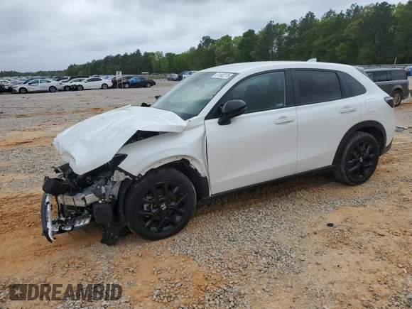 2023 Honda HR-V Sport with VIN 3CZRZ1H57PM706984, listed as a Copart auction lot 51182275 with 19,552 mi miles and Salvage Title. Bid and sale history available at carsss.com. Image 1.