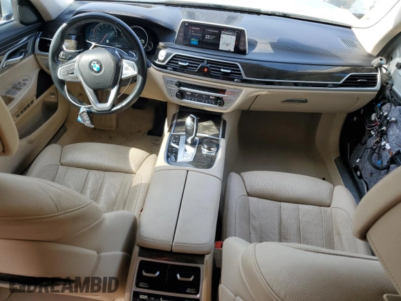 2018 BMW 7 Series 750i with VIN WBA7F0C53JGM22810, listed as a Copart auction lot 72796303 with 63,047 mi miles. Bid and sale history available at carsss.com. Image 8.