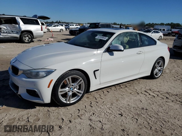 2017 BMW 4 Series 430i with VIN WBA4R7C50HK876667, listed as a Copart auction lot 42559845 with Not Provided miles and Salvage Title. Bid and sale history available at DreamBid. Image 1.