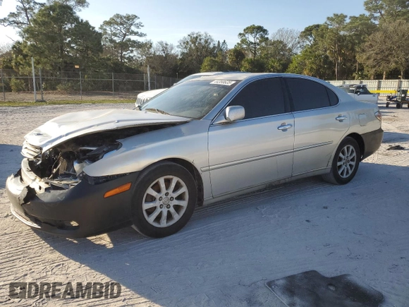 2003 Lexus ES 300 with VIN JTHBF30G030098309, listed as a Copart auction lot 44358635 with 284,183 mi miles and Salvage Title. Bid and sale history available at DreamBid. Image 1.