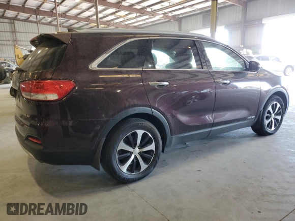 2016 Kia Sorento EX with VIN 5XYPHDA51GG014728, listed as a Copart auction lot 58177975 with 192,140 mi miles and Clean title. Bid and sale history available at DreamBid. Image 3.