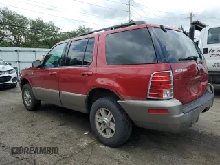 2004 Mercury Mountaineer Convenience with VIN 4M2ZU86KX4UJ06323, listed as a Copart auction lot 61662835 with 186,014 mi miles and Salvage title. Bid and sale history available at DreamBid. Image 2.