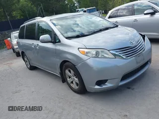 2015 Toyota Sienna LE AAS with VIN 5TDKK3DC9FS636740, listed as a IAAI auction lot 42820729 with 511,444 mi miles and . Bid and sale history available at DreamBid. Image 1.