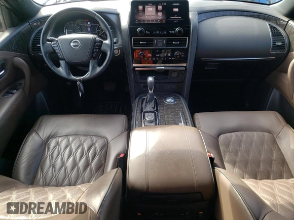 2021 Nissan Armada Platinum with VIN JN8AY2DA9M9373099, listed as a Copart auction lot 44125935 with 79,266 mi miles and Salvage Title. Bid and sale history available at carsss.com. Image 8.