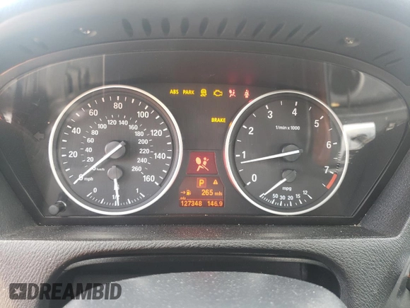 2013 BMW X5 xDrive50i with VIN 5UXZV8C53D0C15412, listed as a Copart auction lot 59331385 with 127,348 mi miles and Clean title. Bid and sale history available at DreamBid. Image 9.