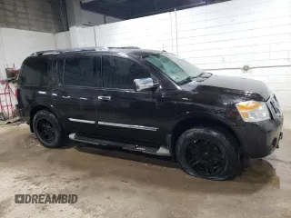 2011 Nissan Armada Platinum z VIN 5N1AA0NC6BN621460, wystawiony jako Copart lot #54748765 z przebiegiem 175 133 mil mil oraz Czysty tytuł • Clean title. Historia ofert i sprzedaży dostępna na DreamBid. Obrazek 4.