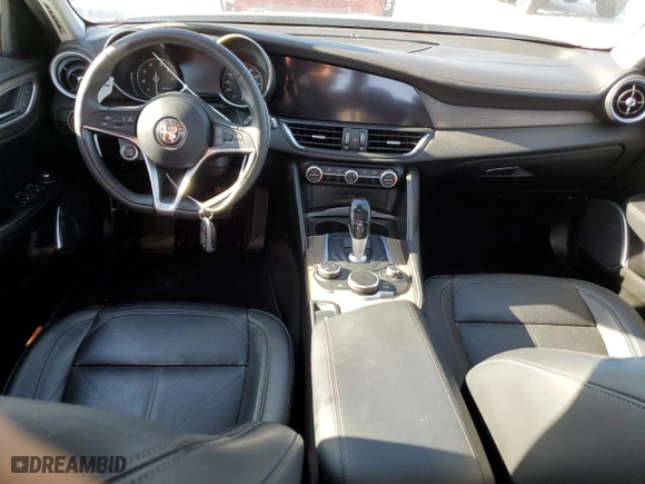2017 Alfa Romeo Giulia Ti with VIN ZARFAECN3H7556176, listed as a Copart auction lot 48371125 with 47,520 mi miles and Salvage Title. Bid and sale history available at carsss.com. Image 8.