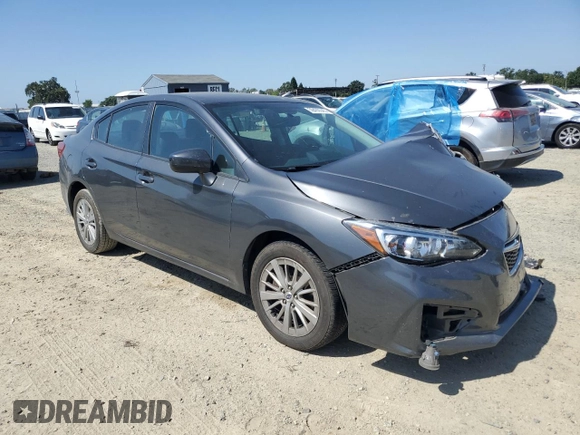 2018 Subaru Impreza Premium with VIN 4S3GKAD68J3615361, listed as a Copart auction lot 59400545 with 62,426 mi miles and Salvage title. Bid and sale history available at DreamBid. Image 4.