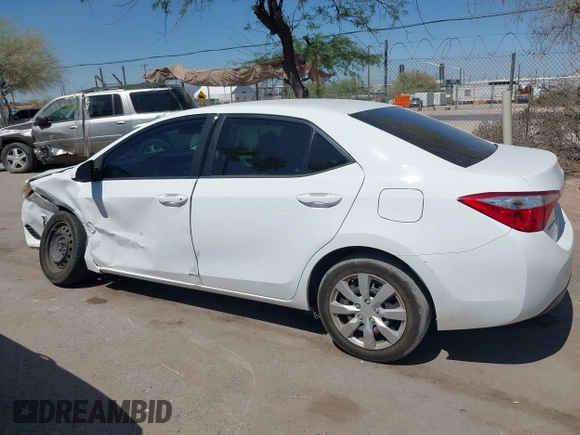 2016 Toyota Corolla L with VIN 2T1BURHE5GC612194, listed as a IAAI auction lot 42534059 with 96,588 mi miles and . Bid and sale history available at DreamBid. Image 14.