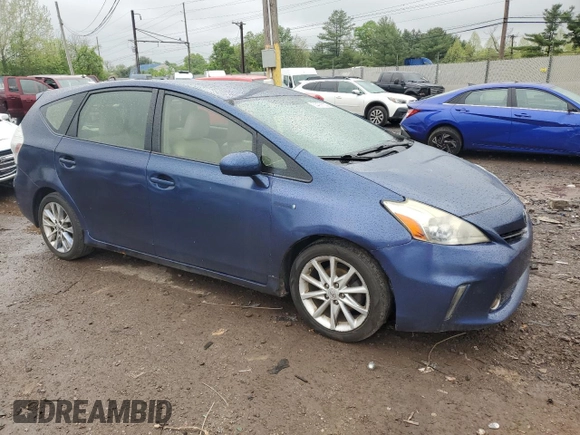 2012 Toyota Prius Two with VIN JTDZN3EU7C3139129, listed as a Copart auction lot 55499735 with 556,381 mi miles and Clean Title. Bid and sale history available at DreamBid. Image 4.