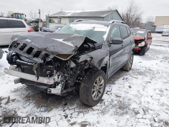 2020 Jeep Cherokee Latitude Plus with VIN 1C4PJMLB8LD626568, listed as a IAAI auction lot 41737605 with 1 mi miles. Bid and sale history available at carsss.com. Image 2.