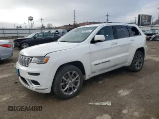 2020 Jeep Grand Cherokee Summit with VIN 1C4RJFJT5LC149698, listed as a Copart auction lot 87047544 with 51,695 mi miles and Salvage title. Bid and sale history available at DreamBid. Image 1.