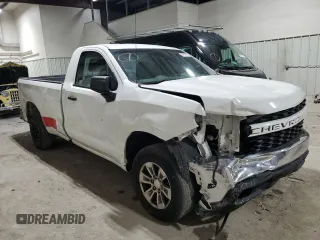 2020 Chevrolet Silverado 1500 Work Truck with VIN 3GCNWAEF1LG331483, listed as a Copart auction lot 44517375 with 100,453 mi miles and Salvage Title. Bid and sale history available at DreamBid. Image 4.