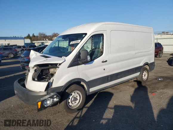 2019 Ford Transit z VIN 1FTYE2CM1KKB36255, wystawiony jako Copart lot #85185864 z przebiegiem 72 053 mil mil oraz Szkoda całkowita • Salvage title. Historia ofert i sprzedaży dostępna na DreamBid. Obrazek 1.