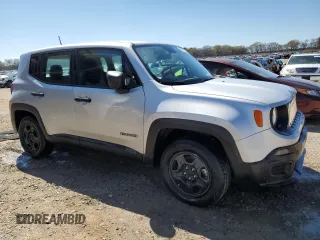 2017 Jeep Renegade Sport with VIN ZACCJAAB2HPF93866, listed as a Copart auction lot 50313915 with 82,444 mi miles and Salvage Title. Bid and sale history available at DreamBid. Image 4.