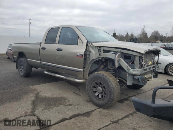 2007 Dodge Ram 3500 SLT with VIN 3D7MX38A47G837079, listed as a Copart auction lot 44993305 with 105,107 mi miles and Salvage Title. Bid and sale history available at carsss.com. Image 4.
