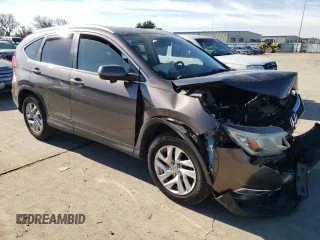 2015 Honda CR-V EX-L with VIN 2HKRM4H77FH618318, listed as a Copart auction lot 41526095 with 78,199 mi miles and Salvage Title. Bid and sale history available at DreamBid. Image 4.