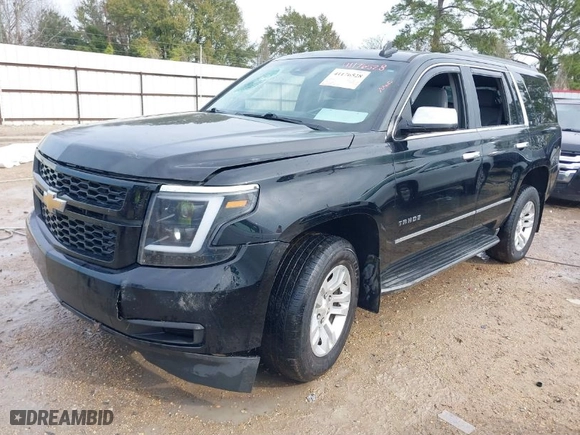 2017 Chevrolet Tahoe LT with VIN 1GNSKBKC3HR135025, listed as a IAAI auction lot 41176528 with 168,195 mi miles. Bid and sale history available at carsss.com. Image 2.